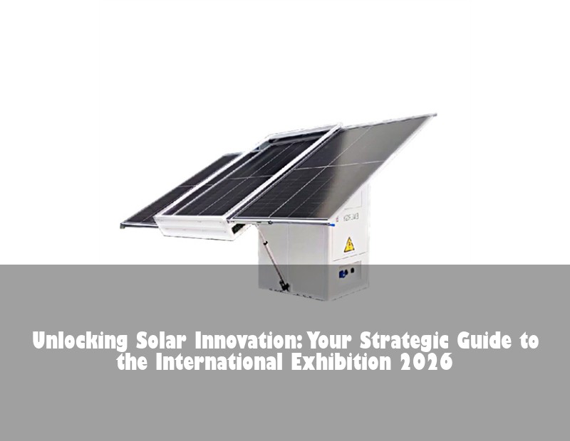 Unlocking Solar Innovation: Your Strategic Guide to the International Exhibition 2026