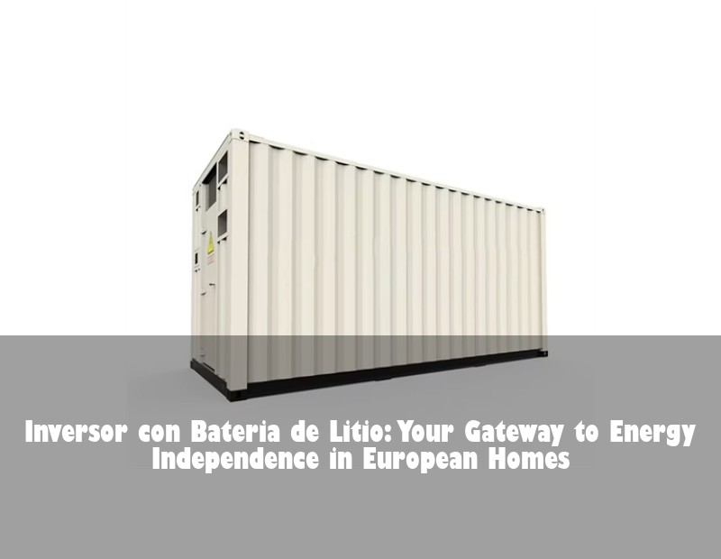 Inversor con Bateria de Litio: Your Gateway to Energy Independence in European Homes
