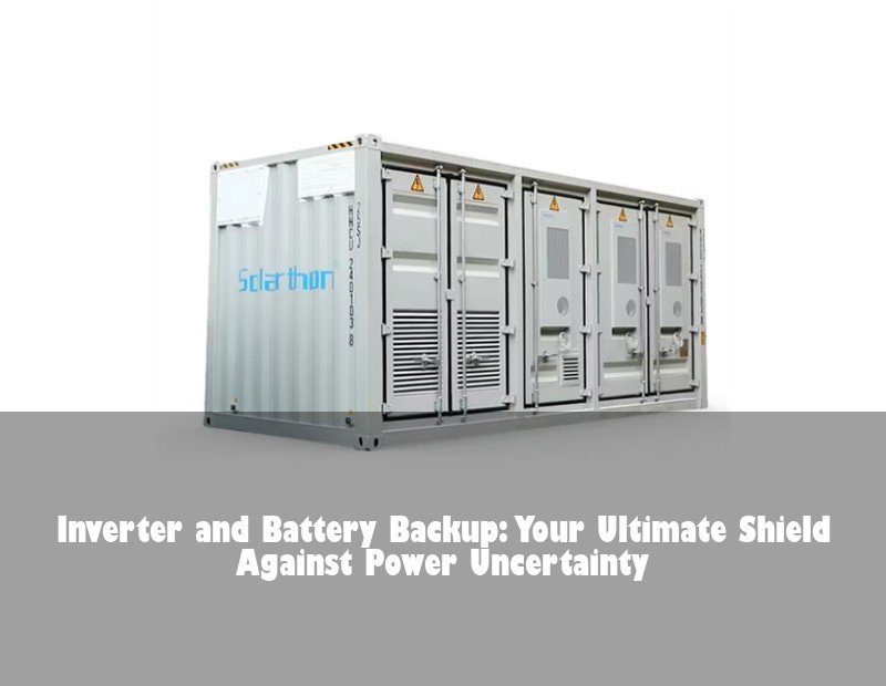 Inverter and Battery Backup: Your Ultimate Shield Against Power Uncertainty