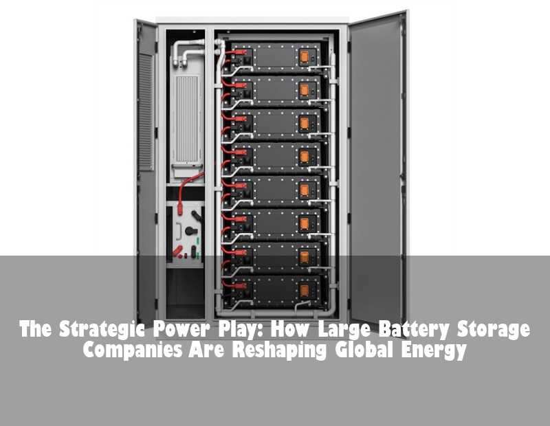 The Strategic Power Play: How Large Battery Storage Companies Are Reshaping Global Energy