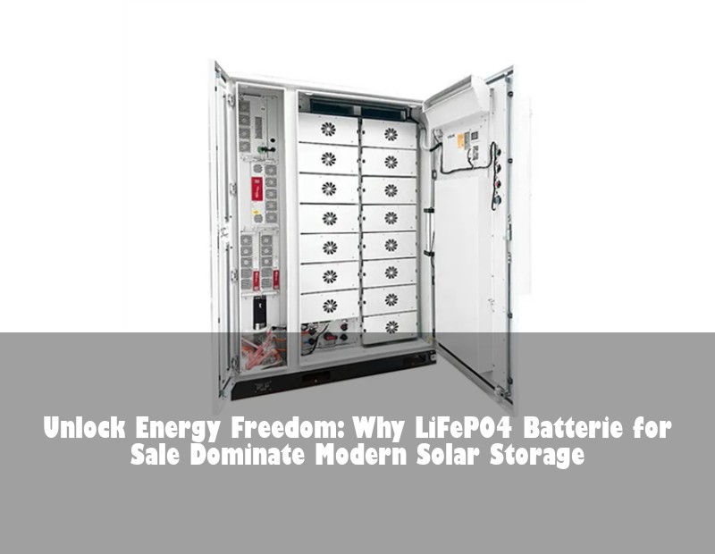 Unlock Energy Freedom: Why LiFePO4 Batterie for Sale Dominate Modern Solar Storage