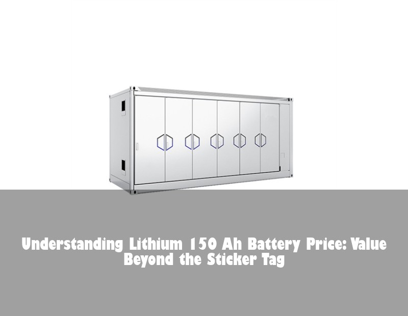 Understanding Lithium 150 Ah Battery Price: Value Beyond the Sticker Tag