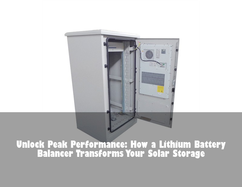 Unlock Peak Performance: How a Lithium Battery Balancer Transforms Your Solar Storage