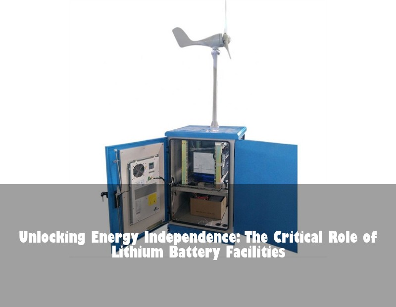 Unlocking Energy Independence: The Critical Role of Lithium Battery Facilities