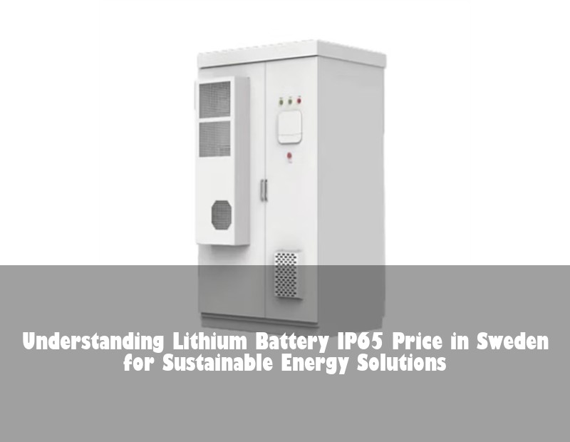Understanding Lithium Battery IP65 Price in Sweden for Sustainable Energy Solutions