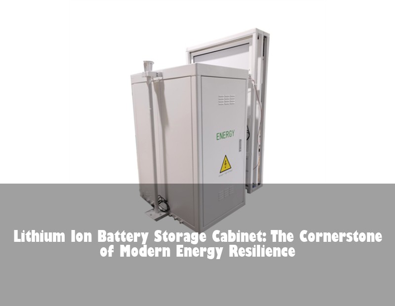 Lithium Ion Battery Storage Cabinet: The Cornerstone of Modern Energy Resilience