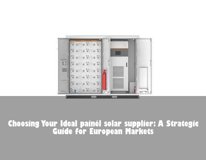 Choosing Your Ideal painél solar supplier: A Strategic Guide for European Markets