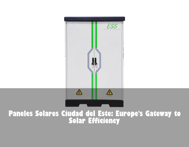 Paneles Solares Ciudad del Este: Europe's Gateway to Solar Efficiency