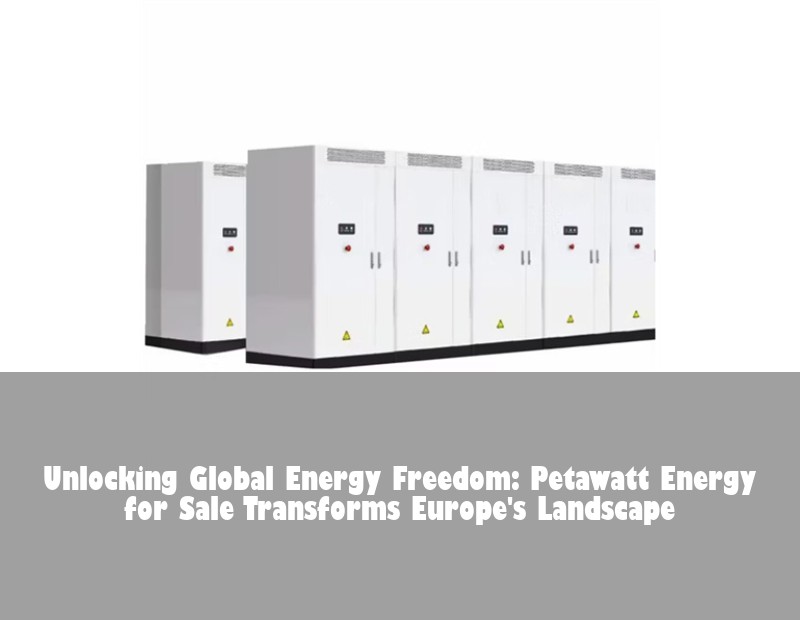 Unlocking Global Energy Freedom: Petawatt Energy for Sale Transforms Europe's Landscape
