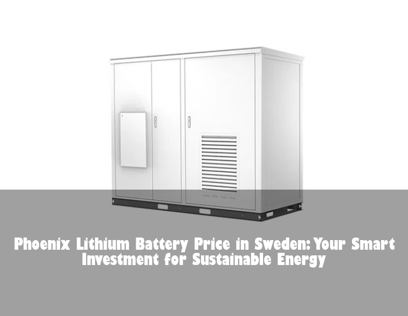 Phoenix Lithium Battery Price in Sweden: Your Smart Investment for Sustainable Energy