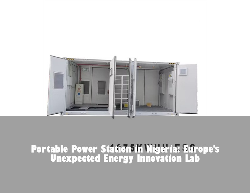 Portable Power Station in Nigeria: Europe's Unexpected Energy Innovation Lab