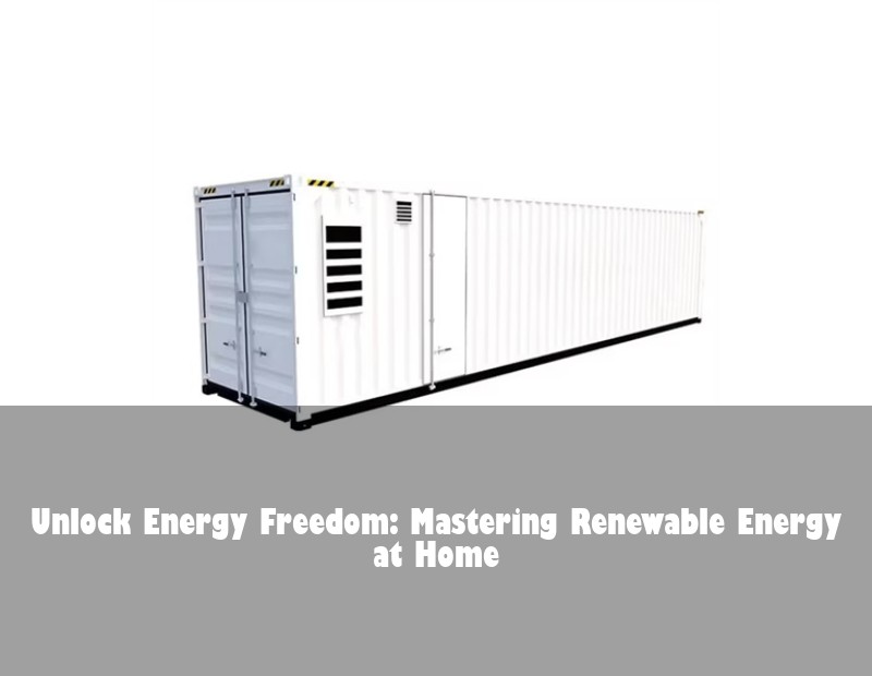 Unlock Energy Freedom: Mastering Renewable Energy at Home