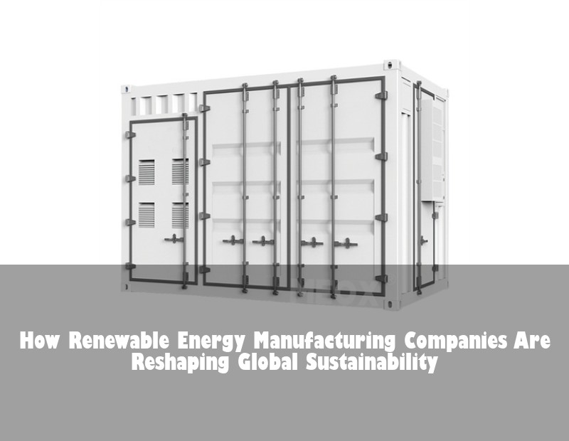 How Renewable Energy Manufacturing Companies Are Reshaping Global Sustainability