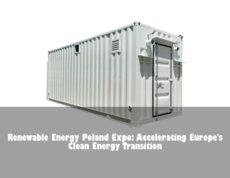Renewable Energy Poland Expo: Accelerating Europe's Clean Energy Transition