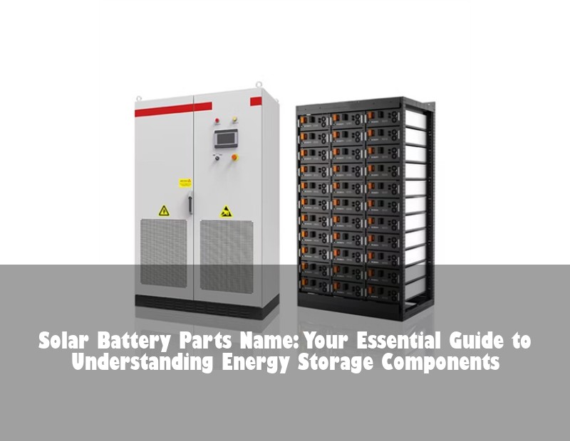 Solar Battery Parts Name: Your Essential Guide to Understanding Energy Storage Components