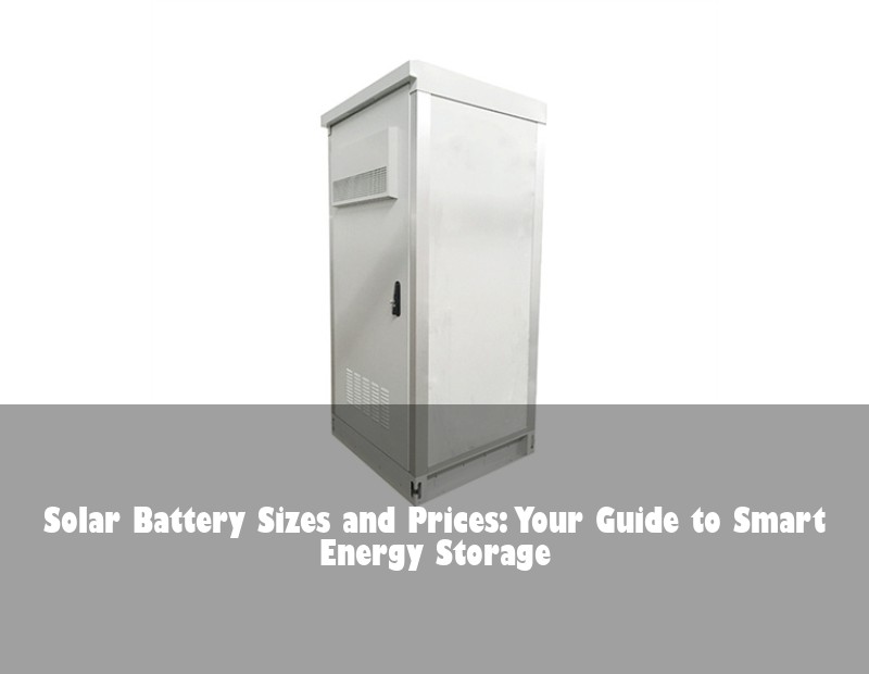 Solar Battery Sizes and Prices: Your Guide to Smart Energy Storage