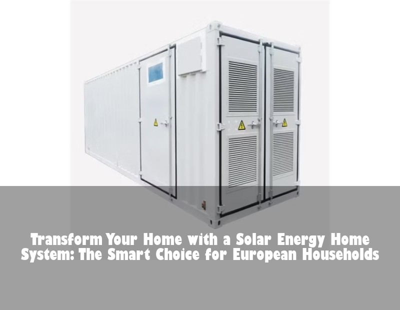 Transform Your Home with a Solar Energy Home System: The Smart Choice for European Households
