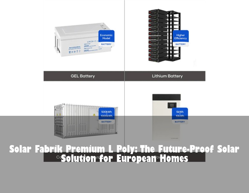 Solar Fabrik Premium L Poly: The Future-Proof Solar Solution for European Homes | HJ Energy Storage News