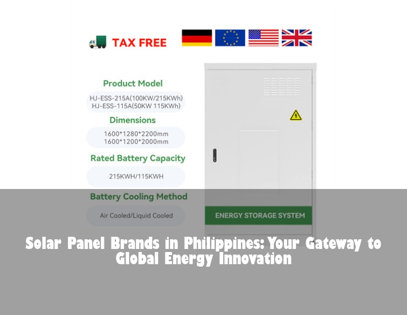 Solar Panel Brands in Philippines: Your Gateway to Global Energy Innovation