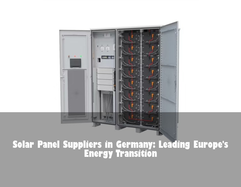 Solar Panel Suppliers in Germany: Leading Europe's Energy Transition