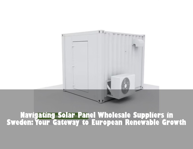 Navigating Solar Panel Wholesale Suppliers in Sweden: Your Gateway to European Renewable Growth