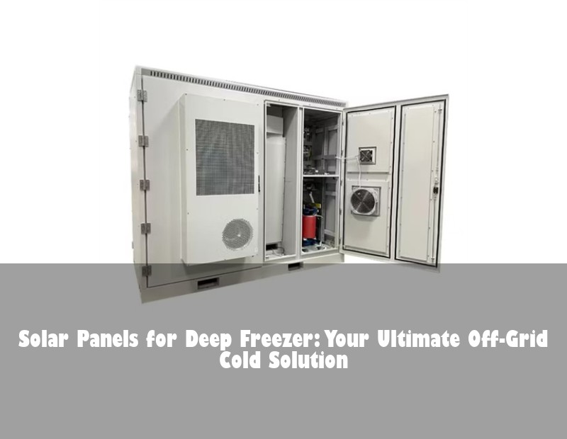 Solar Panels for Deep Freezer: Your Ultimate Off-Grid Cold Solution | HJ Energy Storage News