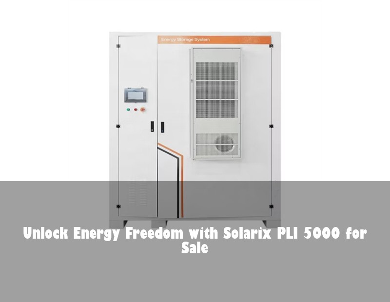 Unlock Energy Freedom with Solarix PLI 5000 for Sale