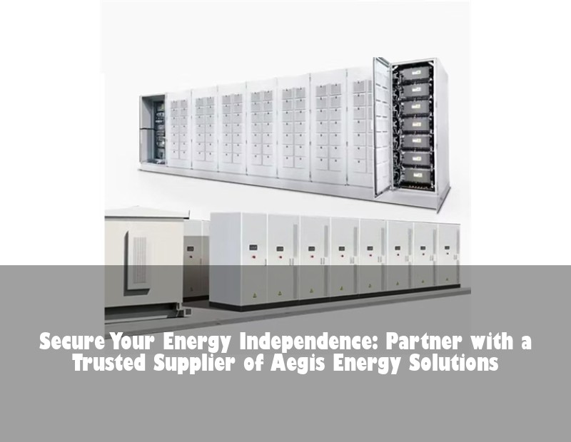 Secure Your Energy Independence: Partner with a Trusted Supplier of Aegis Energy Solutions