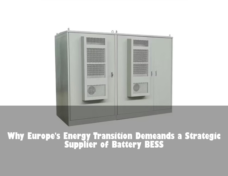 Why Europe's Energy Transition Demeands a Strategic Supplier of Battery BESS