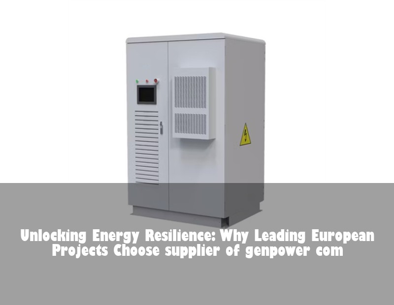 Unlocking Energy Resilience: Why Leading European Projects Choose supplier of genpower com