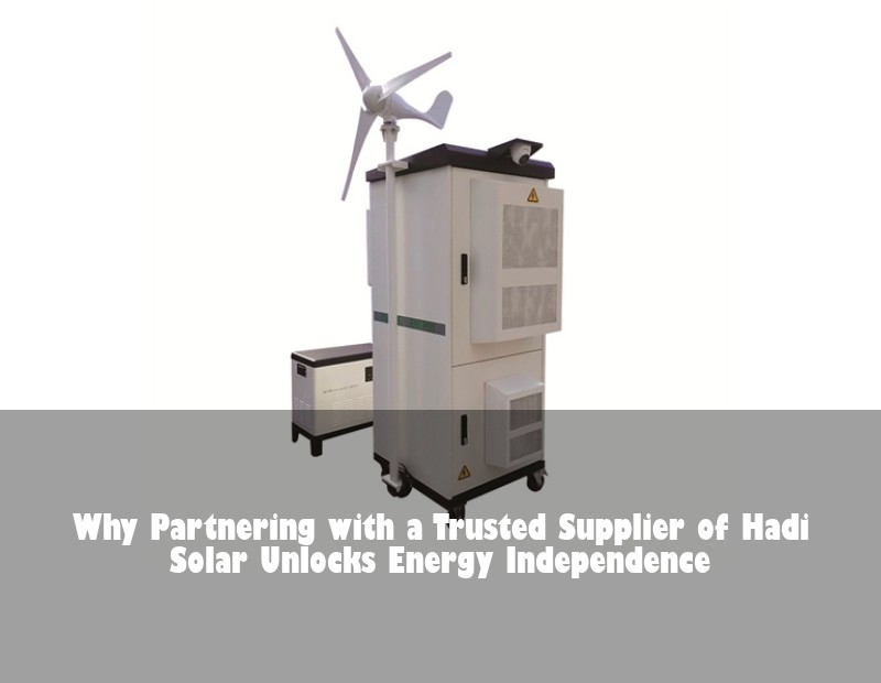 Why Partnering with a Trusted Supplier of Hadi Solar Unlocks Energy Independence