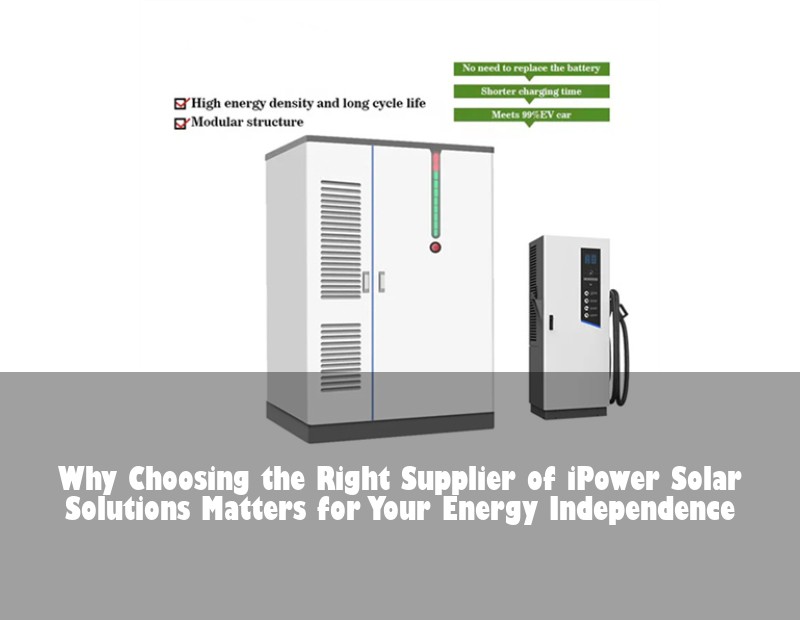Why Choosing the Right Supplier of iPower Solar Solutions Matters for Your Energy Independence