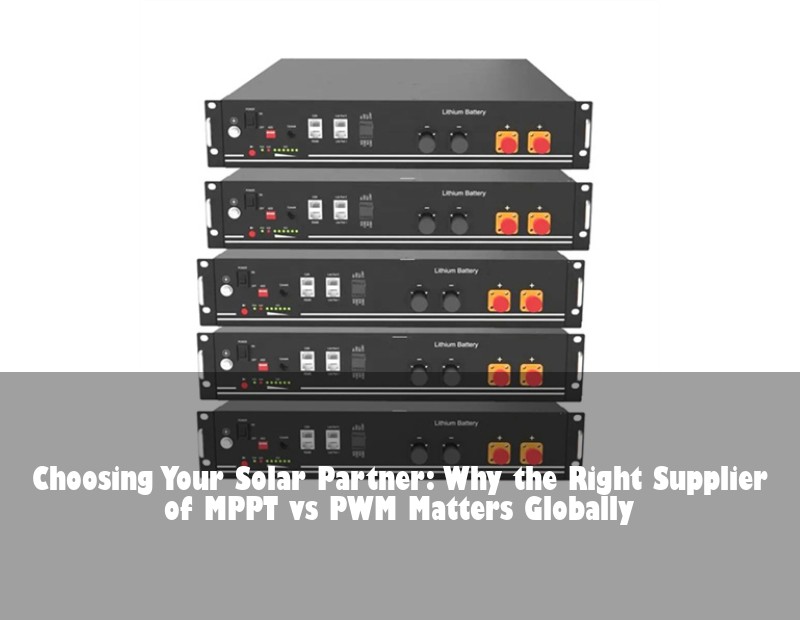 Choosing Your Solar Partner: Why the Right Supplier of MPPT vs PWM Matters Globally