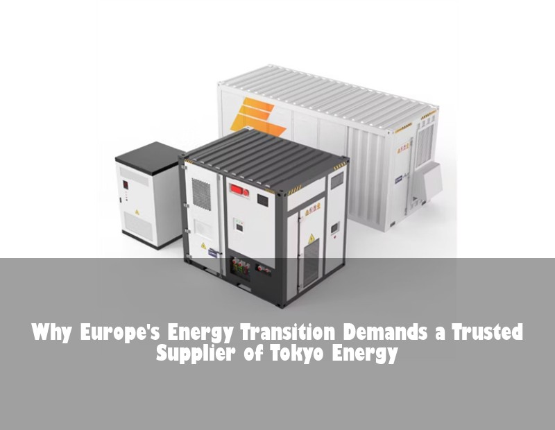 Why Europe's Energy Transition Demands a Trusted Supplier of Tokyo Energy