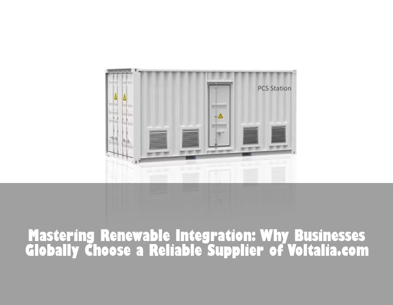 Mastering Renewable Integration: Why Businesses Globally Choose a Reliable Supplier of Voltalia.com