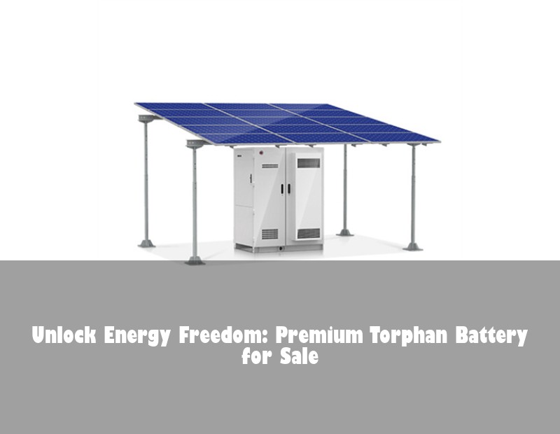 Unlock Energy Freedom: Premium Torphan Battery for Sale | HJ Energy Storage News