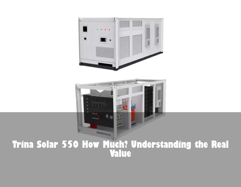Trina Solar 550 How Much? Understanding the Real Value