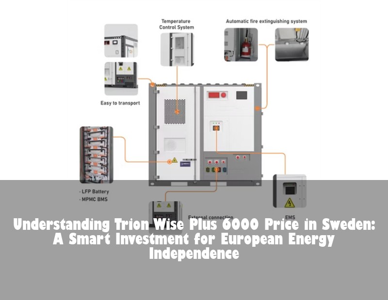 Understanding Trion Wise Plus 6000 Price in Sweden: A Smart Investment for European Energy Independence