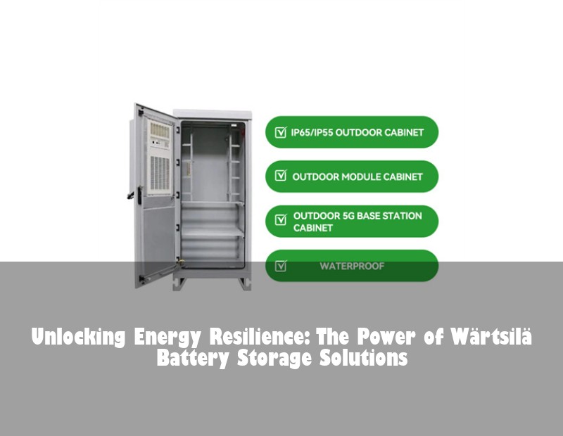 Unlocking Energy Resilience: The Power of Wärtsilä Battery Storage Solutions