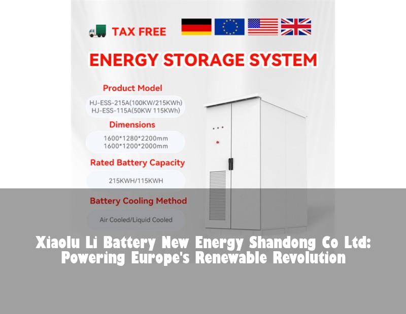 Xiaolu Li Battery New Energy Shandong Co Ltd: Powering Europe's Renewable Revolution