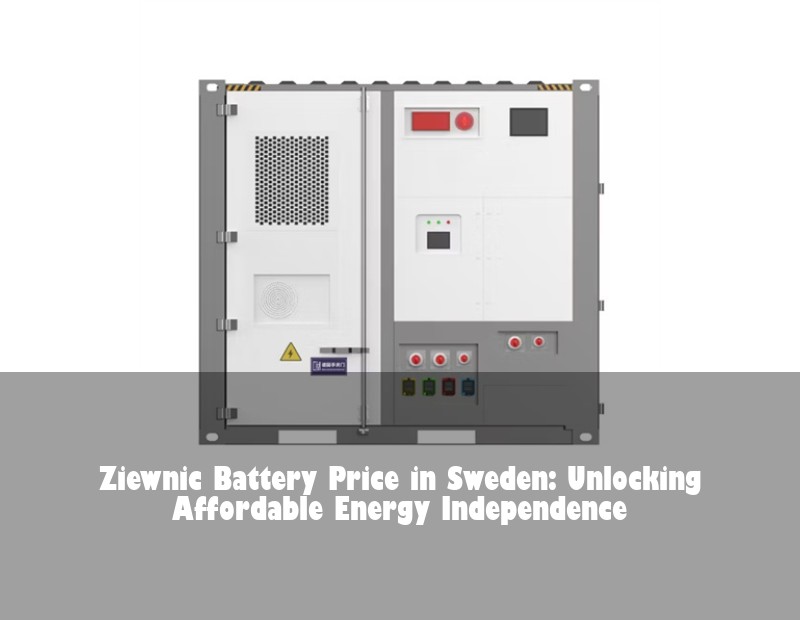 Ziewnic Battery Price in Sweden: Unlocking Affordable Energy Independence